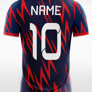 Maillot imprimé avec motifs personnalisés Maillot de football en polyester personnalisé Fabricant de vêtements Vêtements de sport sublimés de haute qualité - Product Image 5