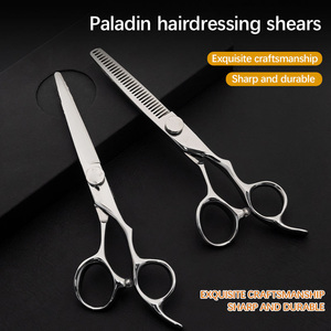 Tijeras de Peluquería Profesionales de 5.5, 6.0 y 6.5 Pulgadas, Acero 440C, Tijeras de Entresacar para Barbería, Mango Mediano, Afiladas, Se Acepta Logotipo Personalizado - Product Image 5