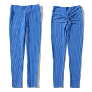 Leggings de gymnastique taille haute personnalisés pour femmes en tissu velours côtelé avec fonction push-up et poche pour l'entraînement - Product Image 2