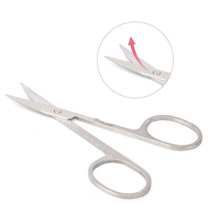 Professional Stainless Steel Manicure Scissors Sharp Cuticle <b>Nail</b> Scissors Fingernails Toenails Straight Blade Durable <b>Nail</b> Care - Product Image 4