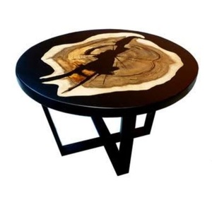 Table décorative en bois gravée à la main très vendue table d'appoint de canapé décorative maison meubles de décoration table personnalisée - Product Image 4