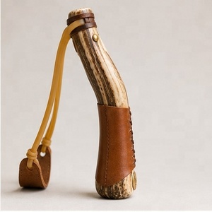 หนังสติ๊กทำมือจากเขากวาง พรีเมียม งานฝีมือคุณภาพสูง อุปกรณ์เสริมสำหรับกิจกรรมกลางแจ้ง โครงเขากวางธรรมชาติ ด้ามจับตามหลักสรีรศาสตร์ ของขวัญสุดพิเศษ - Product Image 4