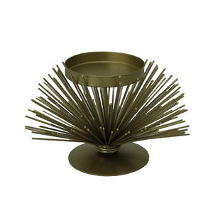 Vente chaude Métal Photophore Titulaire De Noël Décoratif Noir Couleur Pour La Maison De Mariage De Noël Éclairage De Table Décor À La Main - Product Image 1