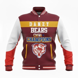 Veste universitaire vintage pour homme, sur mesure, sublimée, réversible, pour les sports d'hiver, les équipes scolaires, uniformes, mode, devant - Product Image 4