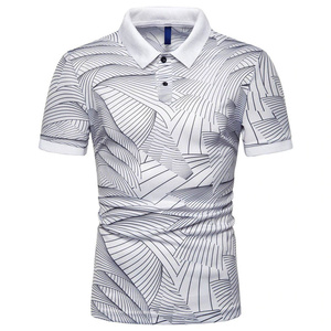 Chemise en élasthanne décontractée unie de haute qualité à la mode Polo de golf Polos personnalisés pour hommes - Product Image 1
