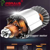 IPOPULUS bois tondeuse électrique outils à bois 680W 1/4 pouces mandrin coupe bois machinelaminateur routeur bord