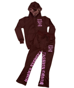 Fabricant de vêtements survêtement hommes poids lourd de haute qualité et unisexe personnalisé bouffée impression Logo survêtements pour hommes ensemble - Product Image 4