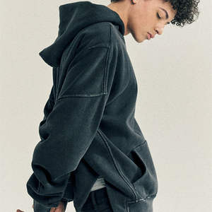 Léger 280 GSM Hoodies Confortable Coton Unisexe Sweats Mode Casual Wear Prix Usine En Gros Custom Supply - Product Image 2