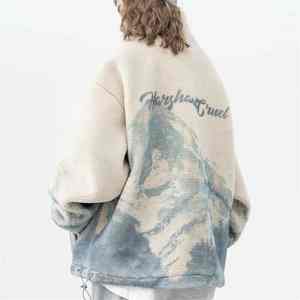 Nouveau design OEM, veste polaire vierge personnalisée pour hommes, hiver, randonnée en plein air, avec col montant, imperméable et coupe-vent - Product Image 5