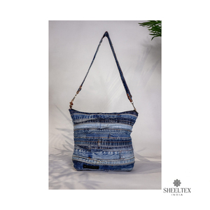 กระเป๋าช้อปปิ้งผ้าเดนิมเป็นมิตรกับสิ่งแวดล้อมสำหรับสุภาพสตรี - Product Image 6