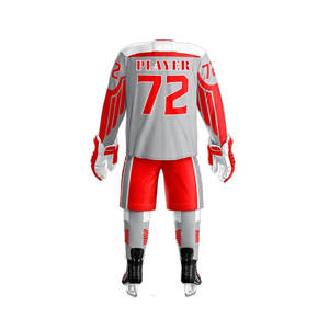 Maillot de hockey sur glace de sublimation en maille/polyester personnalisé avec court uniforme de hockey sur glace d'entraînement en équipe personnalisé - Product Image 6