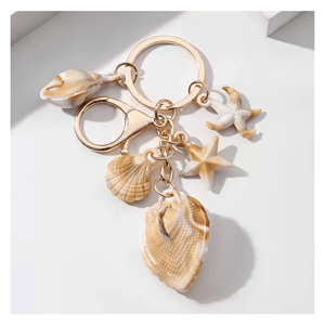 Llavero de Concha Marina Hecho con Material de Concha Real, Diseñado para Uso como Llavero y como Recuerdo de Viaje, Regalo de Vietnam - Product Image 4
