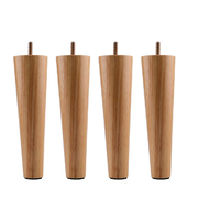 Langlebige Moderne Gummiholz-Möbelbeine - Individuelle Farbe, Hochbelastbar für Sofa, Stuhl, Schrank, Wohnzimmer, Park und Außenbereich