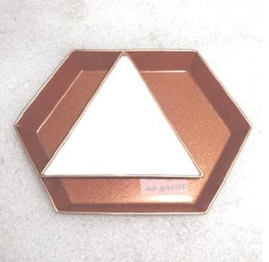 Plateau de service alimentaire en métal - Product Image 1