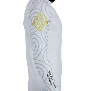 เสื้อกันผื่นสำหรับผู้ชายเสื้อรัดรูปโลโก้ตามสั่งแบบ2025 - Product Image 4