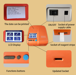Medidor <span class=keywords><strong>de</strong></span> <span class=keywords><strong>Progesterona</strong></span> para Gestación Canina Zezhi, Analizador Veterinario <span class=keywords><strong>de</strong></span> HCG, Reactivo <span class=keywords><strong>de</strong></span> Prueba <span class=keywords><strong>de</strong></span> <span class=keywords><strong>Progesterona</strong></span> Q10, Diagnóstico In Vitro - Product Image 5