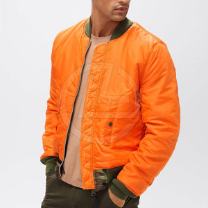 Chaquetas acolchadas de invierno de alta calidad hechas en Pakistán, chaqueta Bomber de lona de diseño personalizado, cuello levantado, logotipo frontal, calle principal para hombres - Product Image 4