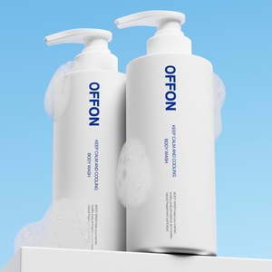 Hàn Quốc chăm sóc cơ thể offon giữ bình tĩnh và làm mát làm mới Gel tắm rửa cơ thể 500ml tắm sản phẩm - Product Image 4
