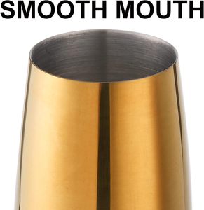 แก้วไวน์สเตนเลสสตีลสีโรสโกลด์หรูหราลด์อุปกรณ์สำหรับดื่มสำหรับปาร์ตี้ - Product Image 3