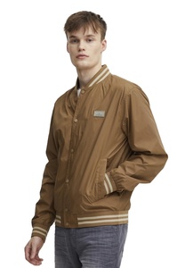 เสื้อแจ็คเก็ตนักบินแบบยูนิเซ็กซ์สำหรับฤดูหนาว แบบสองด้าน ซิป ผ้าขนสัตว์ ย้อมสีพื้น ความหนาปานกลาง สไตล์เบสบอล แบบมีกระเป๋า - Product Image 6