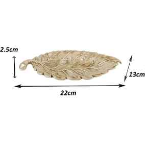 ถาดเสิร์ฟอาหารอลูมิเนียมและจานโลหะสำหรับตกแต่งงานปาร์ตี้รูปทรงใบไม้ดีไซน์ใหม่ล่าสุดมาตรฐาน - Product Image 5