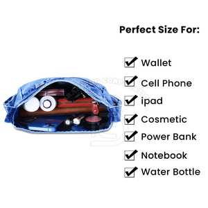 Sac à main en jean avec logo personnalisé, vêtements décontractés, léger, écologique, sac fourre-tout en jean pour femmes - Product Image 6