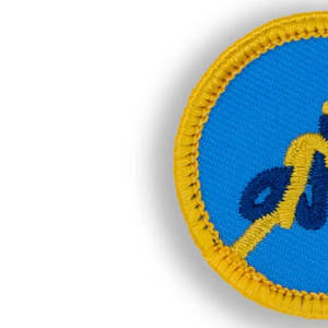 2025 Hot Selling Rope Design <b>Embroidery</b> Badges Customize Twill Fabric Multi Colors Iron On Embroidered Badges For Uniforms - Product Image 4