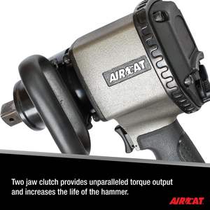 Clé à chocs pneumatique à double marteau avec poignée pistolet, couple de 2 500 pi-lbs, outils OEM personnalisables - Product Image 4