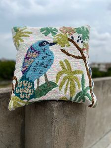 Decorative Bohemian 45x45 Cm <b>Sofa</b> Back Support Black And White Geometric Pattern Tufted Square Cushion Covers At Best Prices - Product Image 3