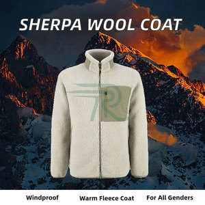 2026 Winter Casual Patchwork Stand Collar Embroidered Zipper <b>Fleece</b> Warm Front Breathable Seamless <b>Jacket</b> Men <b>Thick</b> Cotton Plus - Product Image 2
