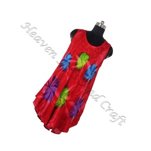 New Arrival Latest Design Summer Clothing Dress Tie Dye Dress Tie Dye Long Maxi <b>Hand</b> Made With Sleeveless Tie Dye Dress - Product Image 3