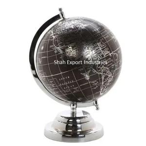 Diseño clásico Aluminio Plateado Mundo Educativo Globo Sala de estar Oficina Mesa Decorativo Mundo Globo - Product Image 4