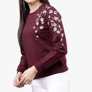 Women <b>Sweatshirts</b> 2024 Trending Street Wear <b>Long</b> Sleeve Women <b>Sweatshirt</b> Highly Customized - Product Image 4