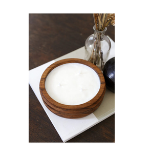Wood Candle <b>Dough</b> <b>Bowl</b> with round Shape Wooden Farmhouse Decor <b>Dough</b> <b>Bowl</b> Tabletop Decorative <b>dough</b> <b>Bowls</b> - Product Image 4
