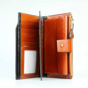 Long portefeuille doublé en polyester pour femmes avec fermeture à moraillon porte-carte à bas prix femmes portefeuilles Design de haute qualité Premium - Product Image 4