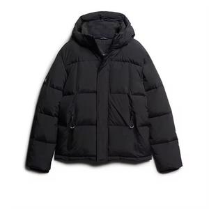 Veste d'hiver décontractée à capuche amovible en gros OEM, veste matelassée personnalisée imperméable pour hommes - Product Image 4