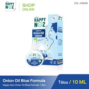 HAPPY NOZ Aceite de Cebolla Orgánico Fórmula Azul para Parches Bucales, Nasales y Corporales - Product Image 1