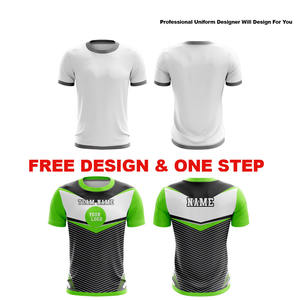 T-shirts de sublimation personnalisés en gros 100% polyester t-shirts de sport de gymnastique imprimés à séchage rapide - Product Image 4