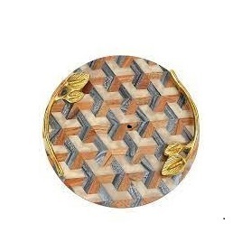 Bandeja para servir con incrustaciones de hueso, hoteles caseros. Comida India hecha a mano decorativa - Product Image 4