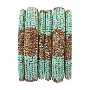 Ensemble de bijoux de mariée en cristal CZ pour femme, ensemble de bracelets de mariage pour femme - Product Image 1