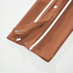 กางเกงขาตรงสำหรับผู้ชายกางเกงสเวตเตอร์ทรงหลวมลายทางสำหรับผู้ชาย - Product Image 6