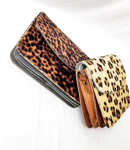 Trendy Leopard Print <b>Women's</b> Clutch Bag Durable Fashionable <b>Handbag</b> with Cover Closure Girls' Own Style - Product Image 2