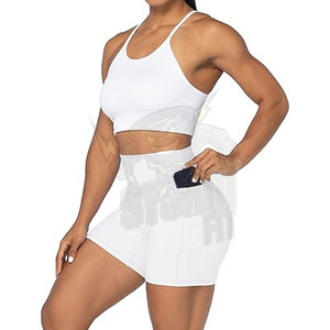 Summer New Breathable Quick Dry High Elastic Yoga Shorts Running Sports Short Seamless Yoga Shorts Push up Mujer <b>Women</b> - Product Image 4