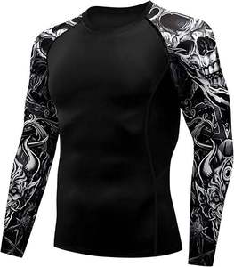Camiseta de Protección Solar de Secado Rápido: Traje de Baño Unisex Moderno con Protección UV, Logotipo Personalizado y Alta Elasticidad - Product Image 4