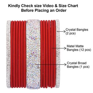 Fabricante indio joyería clásica tradicional CZ cristal liso acabado mate brazalete de Metal pulsera nupcial boda brazalete indio - Product Image 4