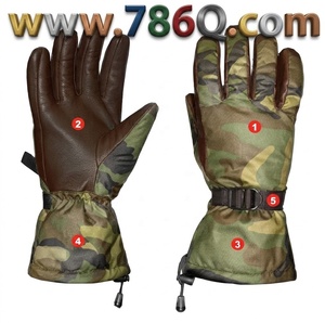 Autres activités Gants Doigt complet Manches longues Couvre-poignet Gants de sauvetage en cuir avec écran tactile - Product Image 1