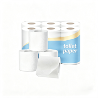 Papier toilette jetable blanc écologique de haute qualité, rouleau de papier toilette biodégradable, doux et absorbant, en pâte vierge