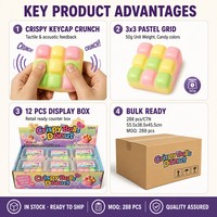 Southpeak Toy Clavier Squishy Croustillant, Jouets Squishy, Jouets Fidget Squishy Croustillants, Jouet Sensoriel à Presser, Vente en Gros, Cadeau d'Usine