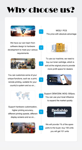 Nhanh 30 ppm đơn sắc Máy in laser với Ethernet/USB/in không dây đối phó scan-<span class=keywords><strong>lcd</strong></span> màn hình cảm ứng cho văn phòng sử dụng - Product Image 5