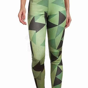 Leggings pour femmes avec soutien de la taille flexible en matière performante, coupe ajustée moderne, vêtements de style de vie actif, idéal pour le sport - Product Image 4